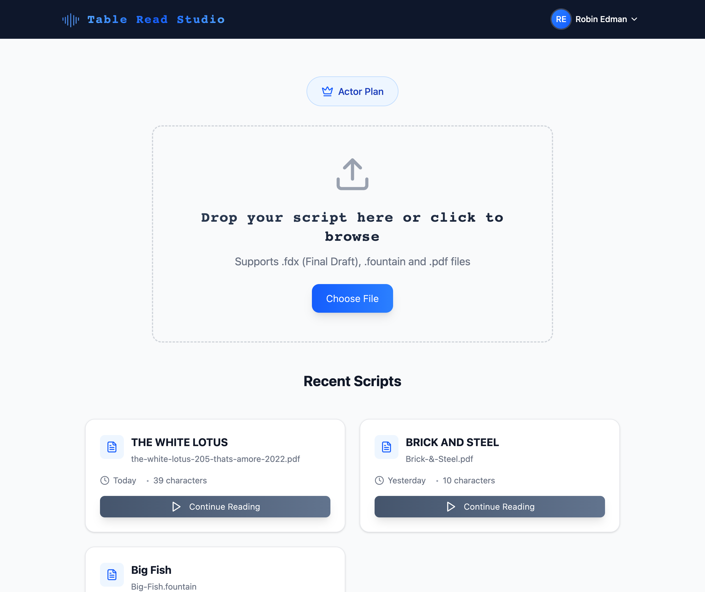 Load script interface
